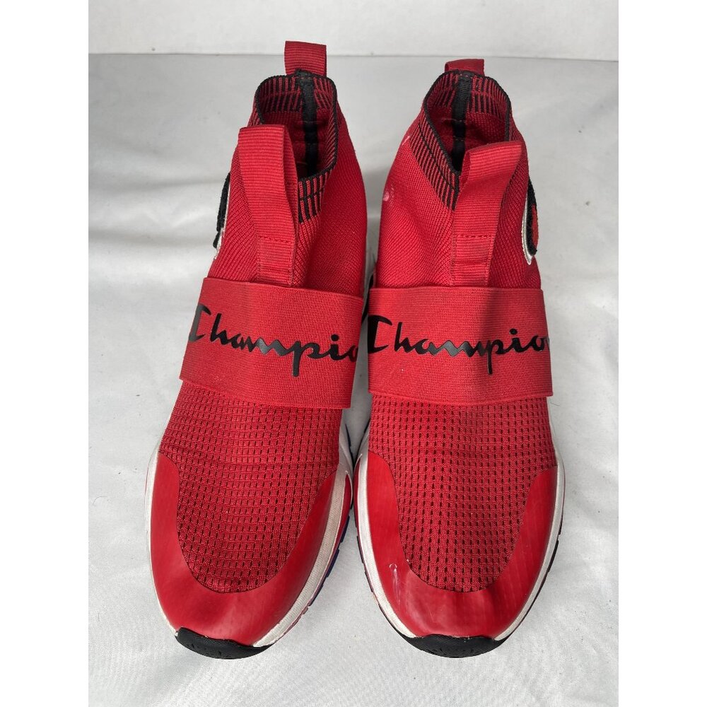 Champion High Top Shoes Size 7Y Rally Pro Lifestyle Red CPS10061Y